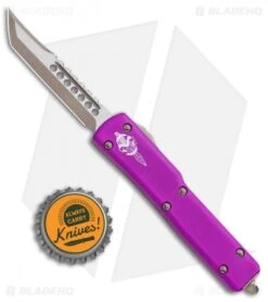 Microtech Signature Series UTX-70 HH Tanto OTF Knife Violet (2.4" Bronze SW) 9 Microtech Signature Series UTX-70 HH Tanto OTF Knife Violet (2.4" Bronze SW) -Microtech Microtech UTX 70 HH Tanto OTF Violet Bronze SW 419 13VIS BHQ 112170 jr bottlecap