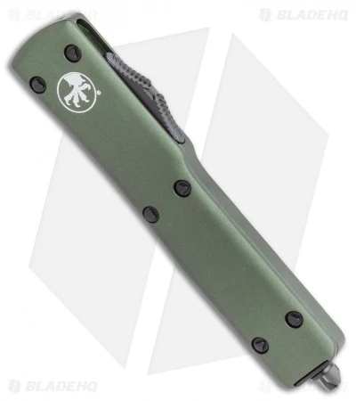 Microtech UTX-70 S/E OTF Automatic Knife Green (2.4" Two-Tone) 148-1 4 Microtech UTX-70 S/E OTF Automatic Knife Green (2.4" Two-Tone) 148-1 - Image 2