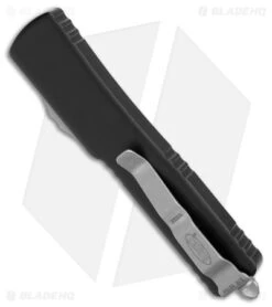 Microtech UTX-70 Spartan OTF Automatic Knife Black Aluminum (2.4" Apocalyptic ) -Microtech Microtech UTX 70 Spartan OTF Auto Black Apocalyptic BHQ 178725 jr side