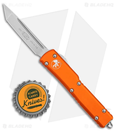 Microtech UTX-70 Tanto OTF Automatic Knife Orange (2.4" Stonewash) 6 Microtech UTX-70 Tanto OTF Automatic Knife Orange (2.4" Stonewash) - Image 4