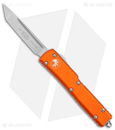 Microtech UTX-70 Tanto OTF Automatic Knife Orange (2.4" Stonewash) 3 Microtech UTX-70 Tanto OTF Automatic Knife Orange (2.4" Stonewash)