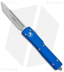 Microtech UTX-70 Tanto Automatic OTF Knife Blue (2.4" Stonewash)
