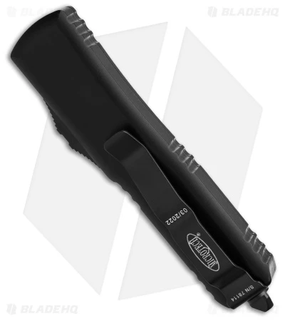 Microtech UTX-85 D/E OTF Auto Knife Black Dagger (3.125" Black Serr) 232-3T 5 Microtech UTX-85 D/E OTF Auto Knife Black Dagger (3.125" Black Serr) 232-3T - Image 3