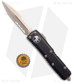 Microtech UTX-85 D/E OTF Automatic Knife Black (3.1" Bronzed) 232-14 -Microtech Microtech UTX 85 D E OTF Automatic Knife Black Bronzed 232 14 BHQ 181094 KC bottle cap