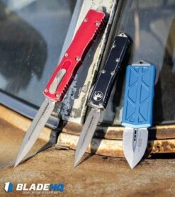 Microtech Dirac Delta OTF Automatic Knife Distressed Red (3.75" Apocalyptic) 11 Microtech Dirac Delta OTF Automatic Knife Distressed Red (3.75" Apocalyptic) -Microtech Microtech UTX 85 D E OTF Automatic Knife Distressed Apocalyptic 232 10DBK BHQ 110883 kp car web