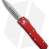 Microtech UTX-85 D/E OTF Automatic Knife Red (3.1" Stonewash) 232-10RD -Microtech Microtech UTX 85 D E OTF Automatic Knife Red 3in SW Standard BHQ 143335 td