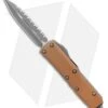 Microtech UTX-85 D/E OTF Automatic Knife Tan G-10 (3.1" Apocalyptic Full Serr) -Microtech Microtech UTX 85 D E OTF Automatic Knife Tan G 10 3.125 Apocalyptic Full Serr BHQ 134519 LS