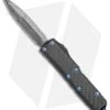 Microtech UTX-85 D/E OTF Automatic Knife CF W/ Blue Ti HW (3.1" Damascus) -Microtech Microtech UTX 85 DA OTF CF Ti Damascus 232 16CFTI BHQ 76984 jr