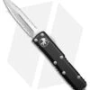 Microtech UTX-85 D/E OTF Automatic Double Serrated Knife Black (3.13" SW) -Microtech Microtech UTX 85 DE OTF Auto Black SW Double Serr BHQ 180397 jr