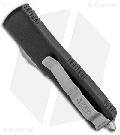 Microtech UTX-85 D/E OTF Automatic Knife Black (3.125" Stonewash Full Serr) 5 Microtech UTX-85 D/E OTF Automatic Knife Black (3.125" Stonewash Full Serr) - Image 3