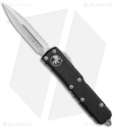 Microtech UTX-85 D/E OTF Automatic Knife Black (3.125" Stonewash Full Serr) 3 Microtech UTX-85 D/E OTF Automatic Knife Black (3.125" Stonewash Full Serr)