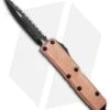 Microtech UTX-85 D/E OTF Automatic Knife Copper (3.125" Serrated) 232-3CP -Microtech Microtech UTX 85 DE OTF Auto Copper Serrated 232 3CP BHQ 97934 jr