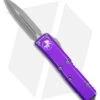 Microtech UTX-85 D/E OTF Automatic Knife Distressed Purple (3.1" Apocalyptic SW)