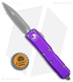 Microtech UTX-85 D/E OTF Automatic Knife Distressed Purple (3.1" Apocalyptic SW) 9 Microtech UTX-85 D/E OTF Automatic Knife Distressed Purple (3.1" Apocalyptic SW) -Microtech Microtech UTX 85 DE OTF Auto Distressed Purple Apocalyptic BHQ 178754 jr bottlecap