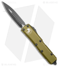 Microtech UTX-85 D/E OTF Automatic Knife OD Green (3.125" Black)
