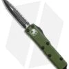 Microtech UTX-85 D/E OTF Automatic Knife OD Green (3.125" Black Full Serr)