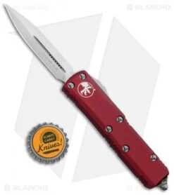 Microtech UTX-85 D/E OTF Automatic Knife Red (3.125" Satin) 232-4RD 9 Microtech UTX-85 D/E OTF Automatic Knife Red (3.125" Satin) 232-4RD -Microtech Microtech UTX 85 DE OTF Auto Red Satin 232 4RD BHQ 93005 jr bottlecap