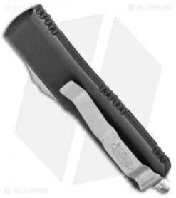 Microtech UTX-85 D/E OTF Automatic Knife (3.1" Stonewash) 232-10 -Microtech Microtech UTX 85 DE OTF Black SW 232 10 BHQ 80406 jr side