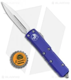 Microtech UTX-85 D/E OTF Automatic Knife Purple (3.125" Satin) 232-4PU -Microtech Microtech UTX 85 DE OTF Purple Satin 232 4PU BHQ 93393 jr bottlecap