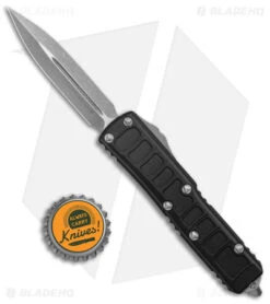 Microtech UTX-85 II Signature Series Dagger OTF Auto Knife (3.1" Apocalyptic) -Microtech Microtech UTX 85 II DE OTF Auto Black Apocalyptic BHQ 139154 jr bottlecap