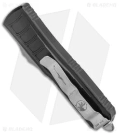 Microtech UTX-85 II Signature Series Dagger OTF Auto Knife (3.1" Apocalyptic) -Microtech Microtech UTX 85 II DE OTF Auto Black Apocalyptic BHQ 139154 jr side