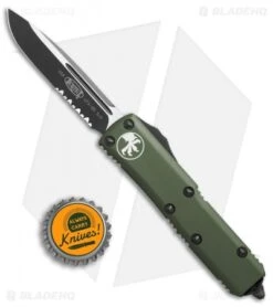 Microtech UTX-85 S/E OTF Automatic Knife OD Green (3.125" Black Serr) 231-2OD 9 Microtech UTX-85 S/E OTF Automatic Knife OD Green (3.125" Black Serr) 231-2OD -Microtech Microtech UTX 85 SE OD Green black serr 231 2OD BHQ 69047 jr bottlecap
