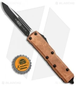 Microtech UTX-85 S/E OTF Automatic Knife Copper (3.125" Black) -Microtech Microtech UTX 85 SE OTF Auto Copper Black 231 1CP BHQ 94739 jr bottlecap