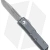 Microtech UTX-85 S/E OTF Automatic Knife Gray (3.125" Apocalyptic) -Microtech Microtech UTX 85 SE OTF Auto Gray Apocalyptic BHQ 74107 jr