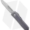 Microtech UTX-85 S/E OTF Automatic Knife Gray (3.125" Stonewash) 231-10GY -Microtech Microtech UTX 85 SE OTF Automatic Knife Gray 3.125 Stonewash BHQ 124410 LS 2