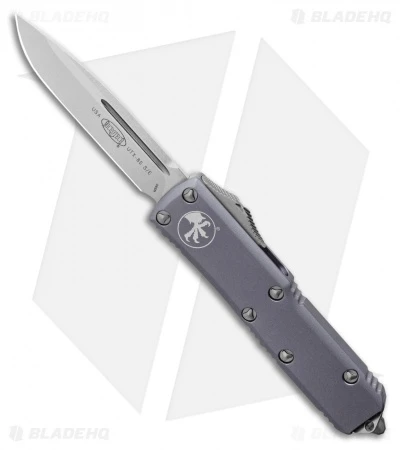 Microtech UTX-85 S/E OTF Automatic Knife Gray (3.125" Stonewash) 231-10GY 3 Microtech UTX-85 S/E OTF Automatic Knife Gray (3.125" Stonewash) 231-10GY