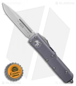 Microtech UTX-85 S/E OTF Automatic Knife Gray (3.125" Stonewash) 231-10GY 9 Microtech UTX-85 S/E OTF Automatic Knife Gray (3.125" Stonewash) 231-10GY -Microtech Microtech UTX 85 SE OTF Automatic Knife Gray 3.125 Stonewash BHQ 124410 LS Bottlecap 2