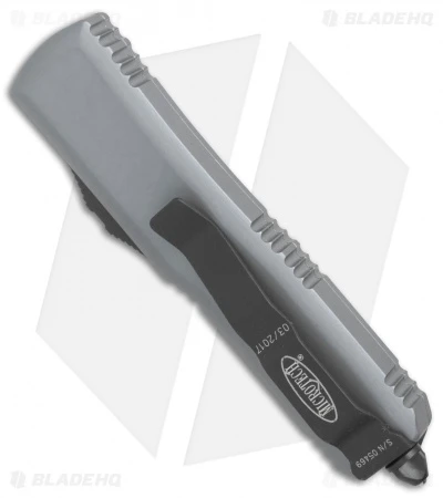 Microtech UTX-85 S/E OTF Automatic Knife Gray (3.125" Black) 231-1GY 5 Microtech UTX-85 S/E OTF Automatic Knife Gray (3.125" Black) 231-1GY - Image 3