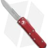 Microtech UTX-85 S/E OTF Automatic Knife Red (3.125" Stonewash) 231-10RD -Microtech Microtech UTX 85 SE red sw 231 10RD BHQ 69037 er