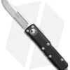 Microtech UTX-85 S/E OTF Automatic Knife Black (3.125" Satin Serr) 231-5 -Microtech Microtech UTX 85 Satin Partial Serrated 231 5 BHQ 48919 jr
