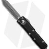 Microtech UTX-85 Spartan OTF Automatic Knife Black (3.1" Apocalyptic) -Microtech Microtech UTX 85 Spartan OTF AK Black 3in Apocalyptic BHQ 178482 td