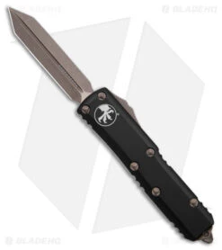 Microtech UTX-85 Spartan OTF Automatic Knife Black (3.1" Bronze Apocalyptic)