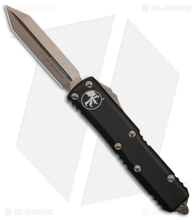 Microtech UTX-85 Spartan OTF Automatic Knife Black (3.1" Bronze) 3 Microtech UTX-85 Spartan OTF Automatic Knife Black (3.1" Bronze)