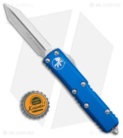 Microtech UTX-85 Spartan OTF Automatic Knife Blue (3.125" Stonewash) 9 Microtech UTX-85 Spartan OTF Automatic Knife Blue (3.125" Stonewash) -Microtech Microtech UTX 85 Spartan OTF Auto Blue SW BHQ 176513 jr bottlecap