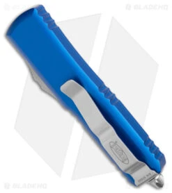 Microtech UTX-85 Spartan OTF Automatic Knife Blue (3.125" Stonewash) 8 Microtech UTX-85 Spartan OTF Automatic Knife Blue (3.125" Stonewash) -Microtech Microtech UTX 85 Spartan OTF Auto Blue SW BHQ 176513 jr side