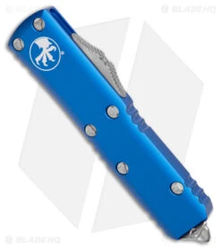 Microtech UTX-85 Spartan OTF Automatic Knife Blue (3.125" Stonewash) 7 Microtech UTX-85 Spartan OTF Automatic Knife Blue (3.125" Stonewash) -Microtech Microtech UTX 85 Spartan OTF Auto Blue SW BHQ 176513 jr spine