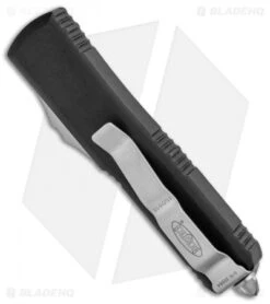 Microtech UTX-85 T/E OTF Automatic Knife (3.125" Black) 233-1 -Microtech Microtech UTX 85 TE OTF Auto Black 233 1 BHQ 88779 jr side 2