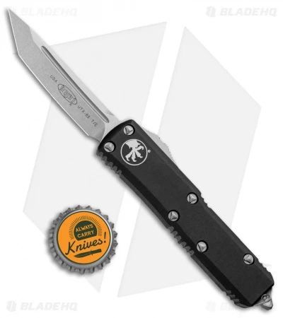 Microtech UTX-85 T/E OTF Automatic Knife Black (3.125" Stonewash) 233-10 6 Microtech UTX-85 T/E OTF Automatic Knife Black (3.125" Stonewash) 233-10 - Image 4