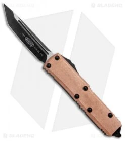 Microtech UTX-85 T/E OTF Automatic Knife Copper (3.125" Black) 233-1CP