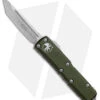 Microtech UTX-85 T/E OTF Automatic Knife OD Green (3.125" Stonewash) 233-10OD -Microtech Microtech UTX 85 TE OTF Auto OD Green SW 233 10OD BHQ 91466 jr 1