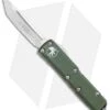Microtech UTX-85 T/E OTF Automatic Knife OD Green (3.125" Satin Serr) 233-5OD -Microtech Microtech UTX 85 TE OTF Auto OD Green Satin Serr 233 5OD BHQ 98524 jr 1