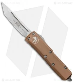 Microtech UTX-85 T/E OTF Automatic Knife Tan (3.125" Satin) 233-4TA