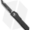 Microtech UTX-85 T/E OTF Automatic Knife Tactical (3.125" Black Full Serr)