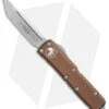 Microtech UTX-85 T/E OTF Automatic Knife Tan (3.125" Stonewash) 233-10TA -Microtech Microtech UTX 85 TE Tan SW BHQ 87577 jr