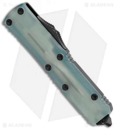Microtech UTX-85 D/E OTF Automatic Knife Natural G-10 Jade (3.125" Black) 4 Microtech UTX-85 D/E OTF Automatic Knife Natural G-10 Jade (3.125" Black) - Image 2
