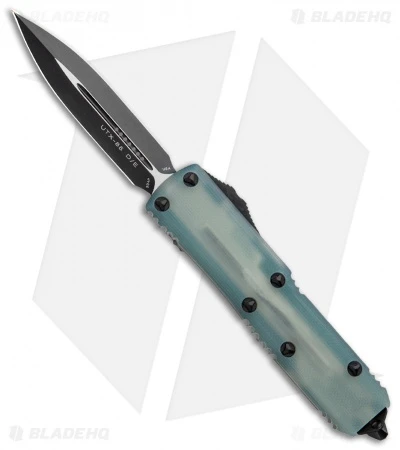 Microtech UTX-85 D/E OTF Automatic Knife Natural G-10 Jade (3.125" Black) 3 Microtech UTX-85 D/E OTF Automatic Knife Natural G-10 Jade (3.125" Black)